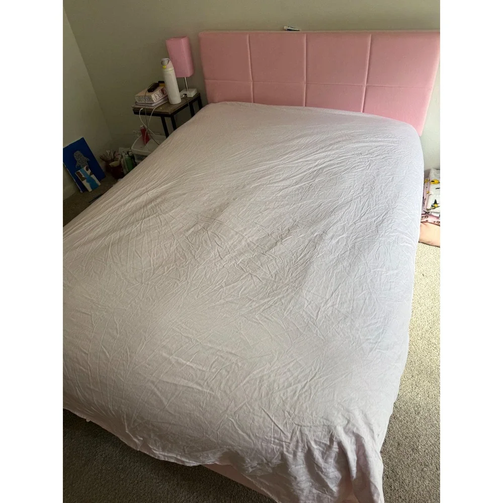 Kas Full Size Duvet Cover Pink Green Paisley Reversible Bohemian Bedding